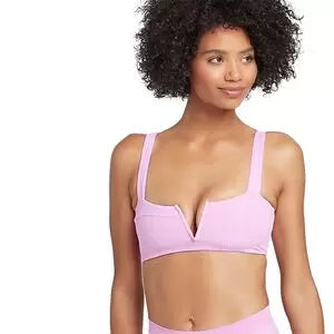 L Space Lee Lee Pointelle Rib Bikini Top Classic bikini set, Comfortable, Stylish, Sexy