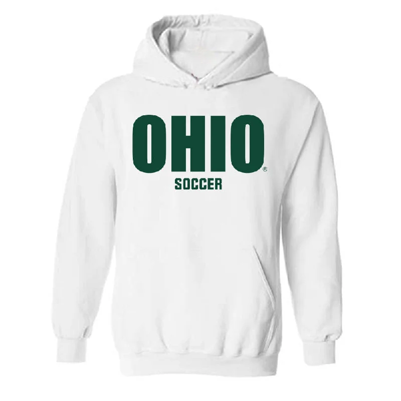 Ohio - NCAA Women's Soccer : Celeste Sloma - Sports Shersey Hooded Sweatshirt Hoodie with Longline Fit Extended Stylish