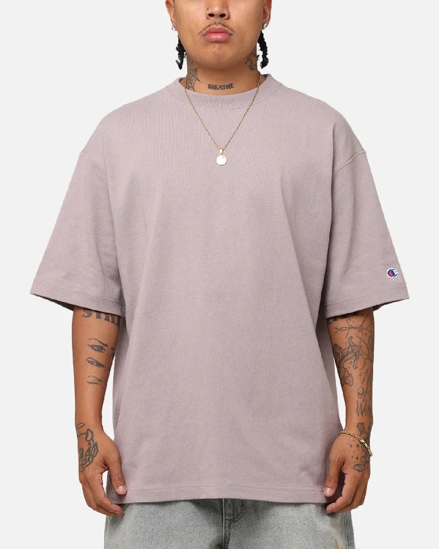 Champion Lifestyle Elevate T-Shirt Light Brown-- Thin T-Shirt Open Front Quick Dry