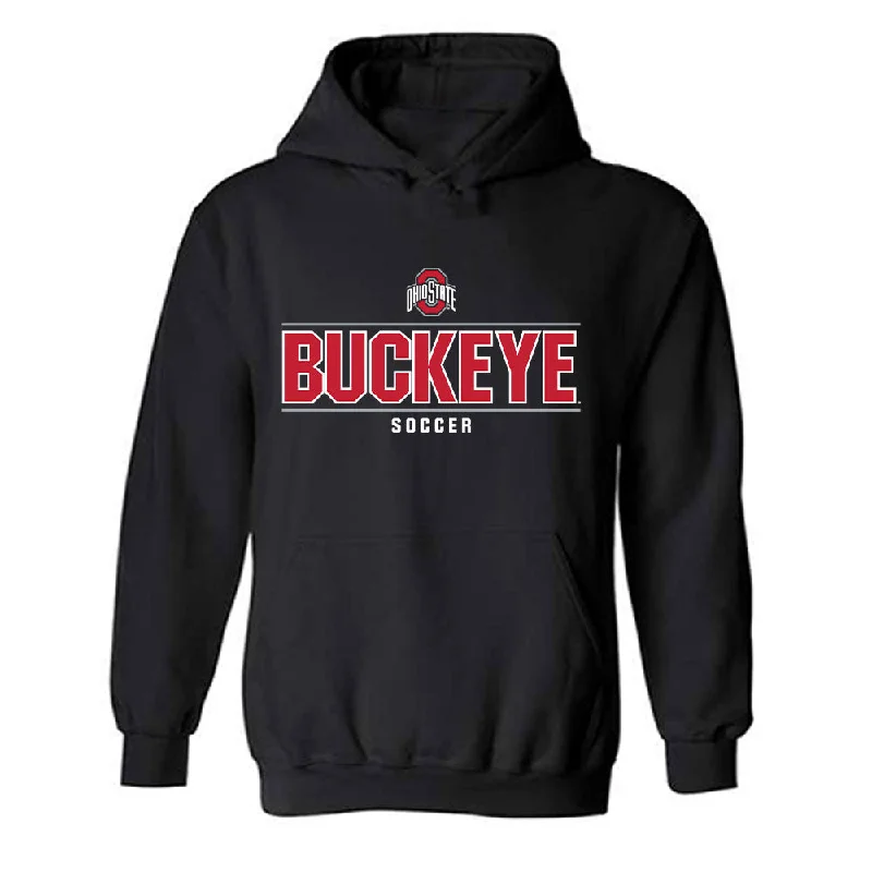 Ohio State - NCAA Women's Soccer : Amanda Schlueter - Classic Shersey Hooded Sweatshirt Hoodie with Reflective Safety Nightwear