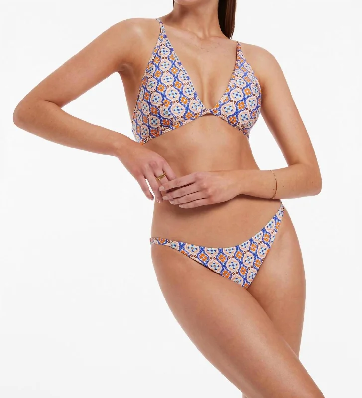 Azura Side Hipster Bikini Bottom In Retro Orange Peplum bikini, Fun design, Chic, Comfortable