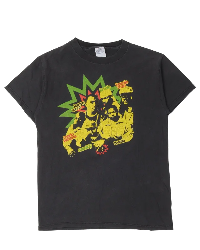 Summer Jam 2004 T-Shirt-- Zippered Buttoned Snapped