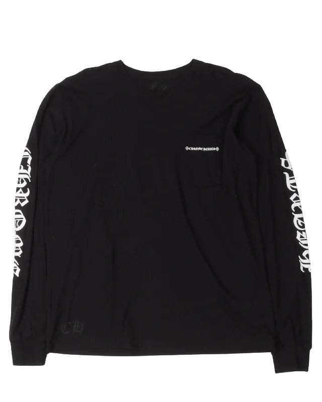 Spine Crosses Long Sleeve T-Shirt-- Oversized T-Shirt Spandex breathable