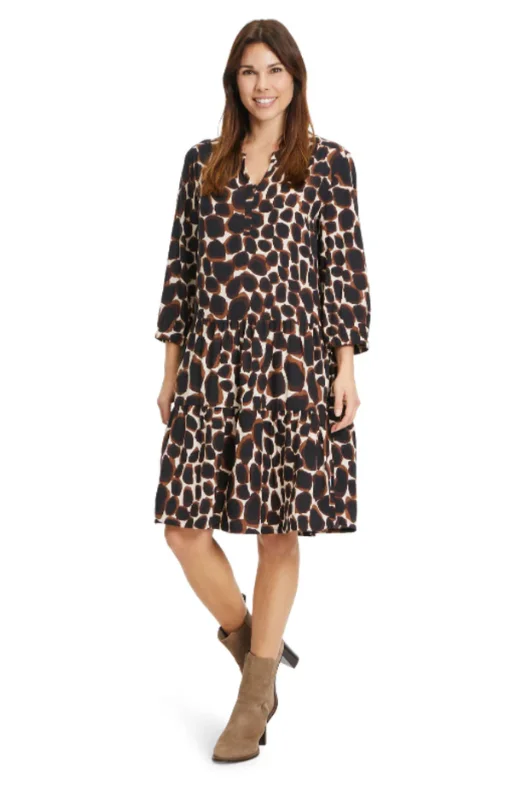 Animal Print Dress empire Waist empire