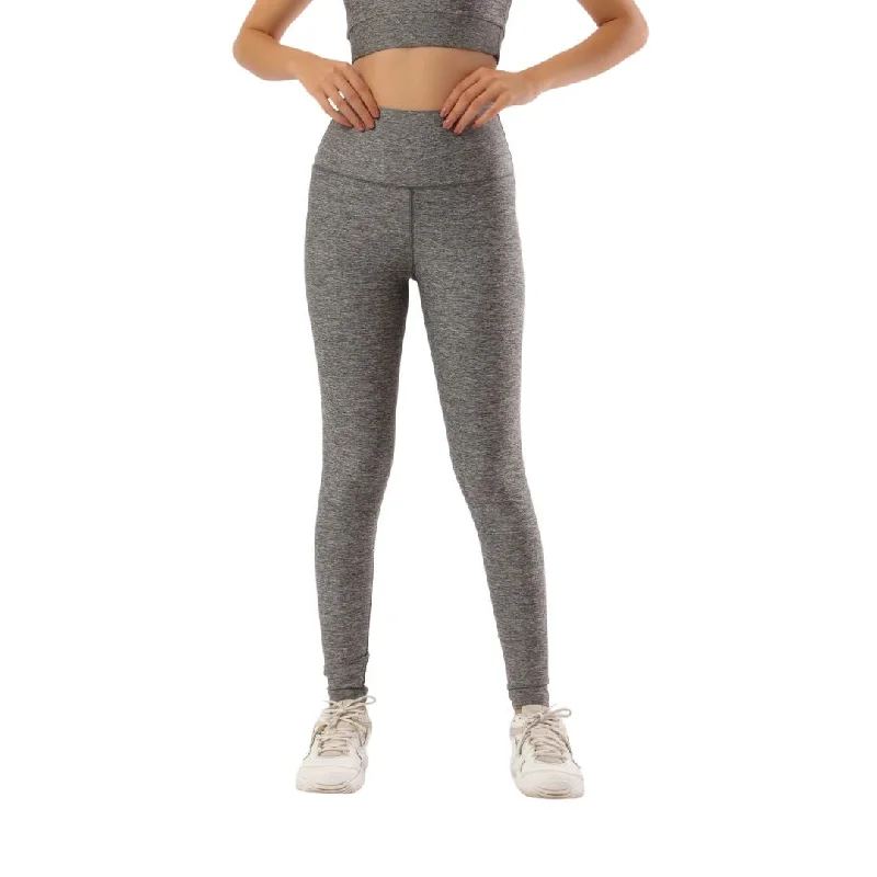 Light Heather Basic Leggings Comfortable Capri-Length Leggings