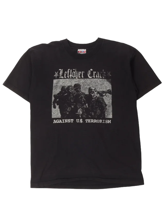 Leftover Crack "World Trade Is A Death Machine" T-Shirt-- Houndstooth Herringbone Solid