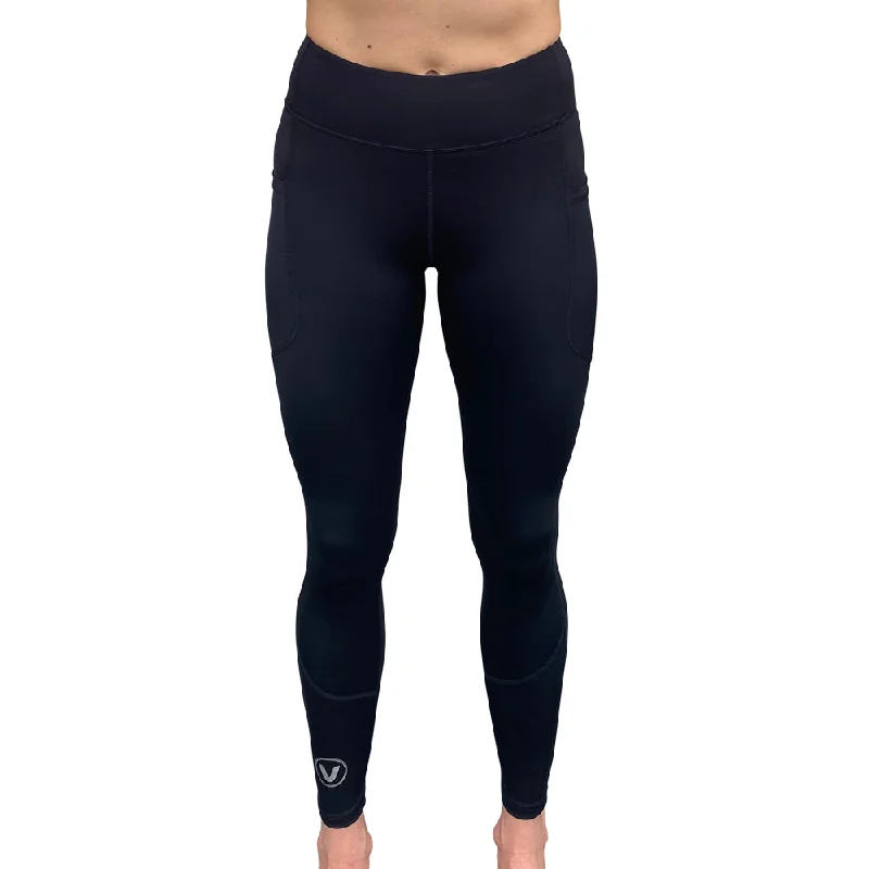 ERGO UV Full Length Women's Leggings - Black Cozy Bootcut Leggings