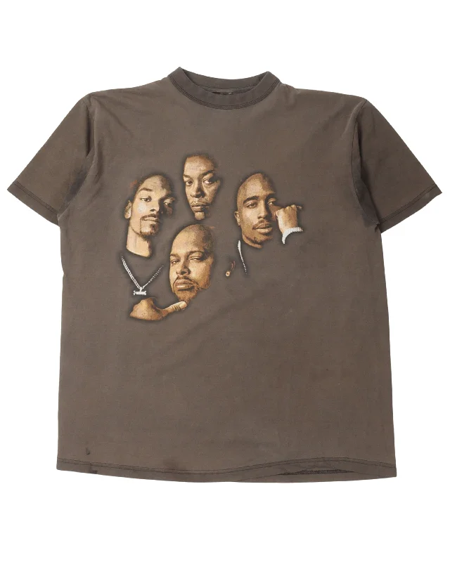 Death Row Ensemble T-Shirt-- Real Fur Shearling Chenille