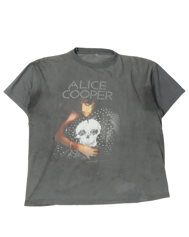 Alice Cooper Trash T-Shirt-- Spandex Blend Rayon Blend Denim Blend