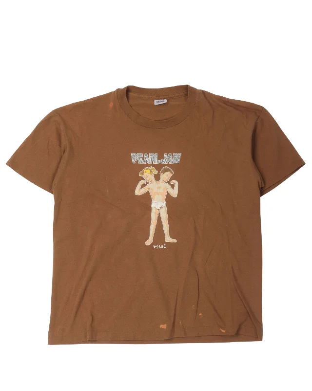 Pearl Jam Vital T-Shirt-- Spandex Blend Rayon Blend Denim Blend