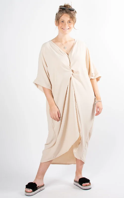 Whoopi V-neck Dress | Stone Tunics Leisure comfortable