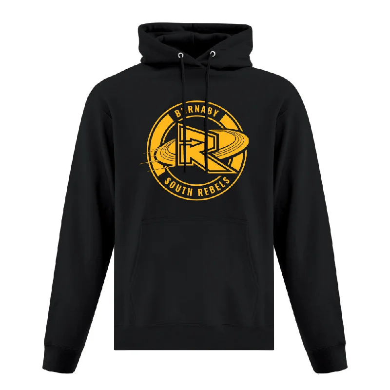 Rebels Ultimate ATC™ Hoodie - Black Hoodie with Side Slits Relaxed Casual