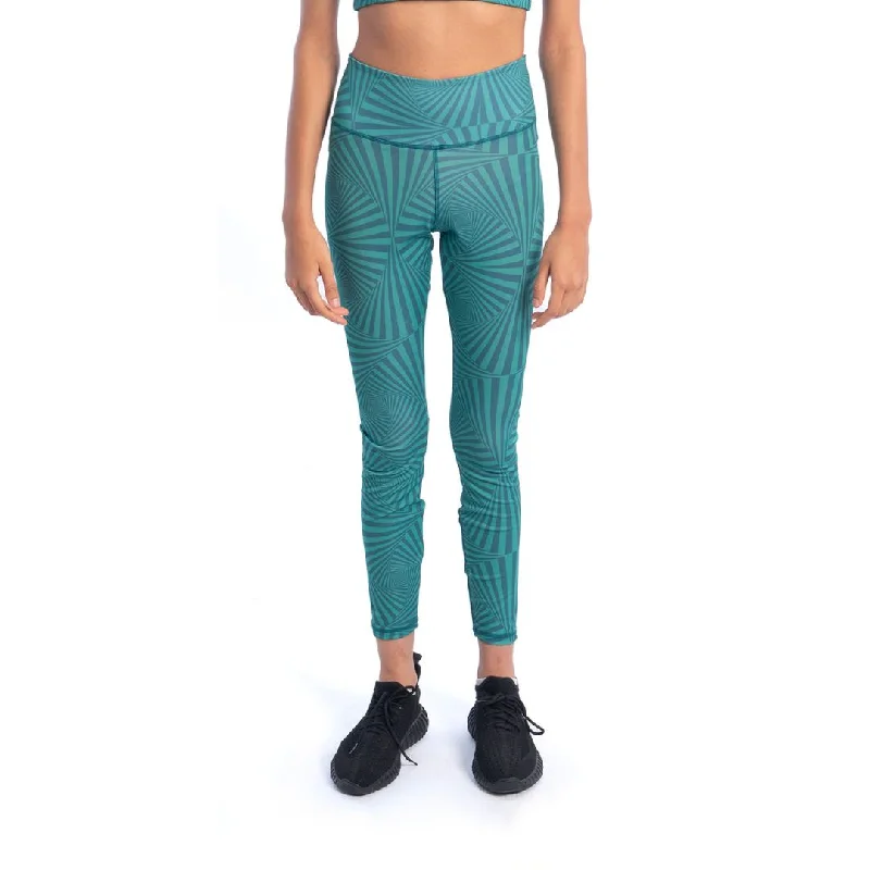 NYA Striped Retro Leggings Elegant Casual Fit Leggings