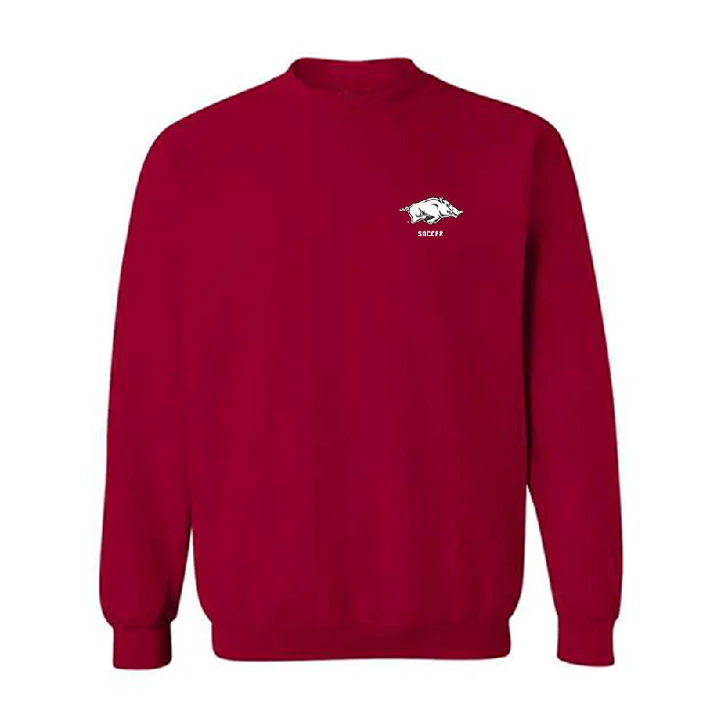 Arkansas - NCAA Women's Soccer : Audrey Shackelford - Classic Shersey Crewneck Sweatshirt Hoodie with Tied Waist Feminine Flattering
