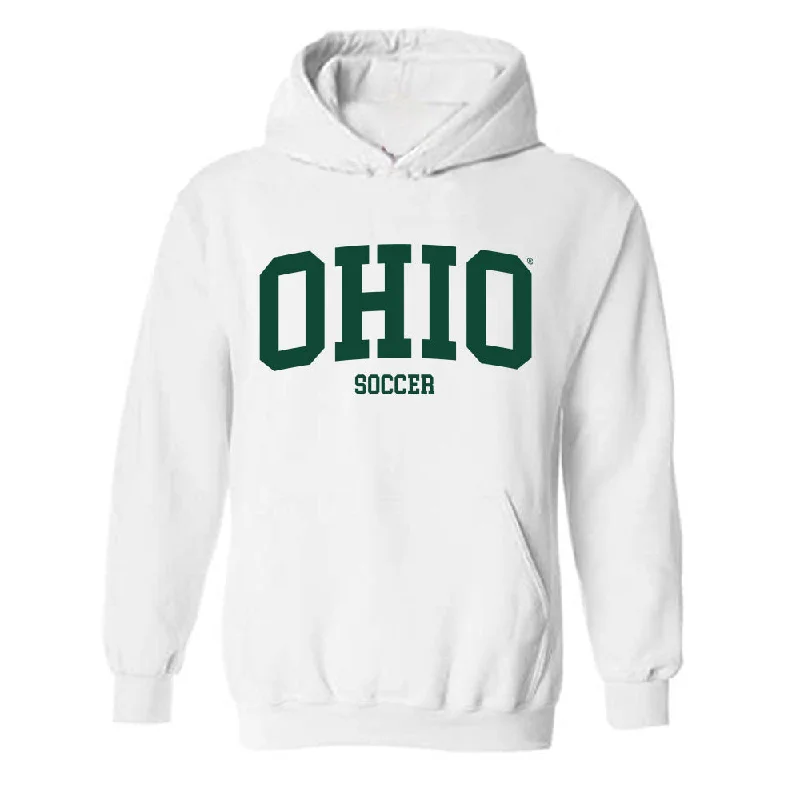 Ohio - NCAA Women's Soccer : Celeste Sloma - Classic Shersey Hooded Sweatshirt Hoodie with Batwing Sleeves Loose Dramatic