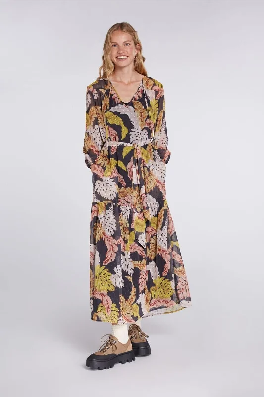 Leaf/Leopard Dress Tunics Travel practical