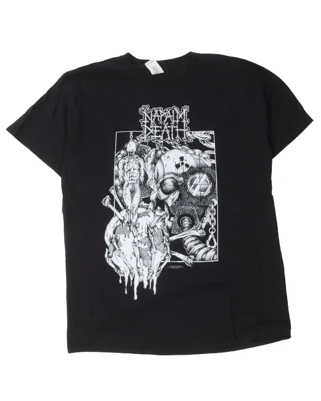Napalm Death 2003 T-Shirt-- Anti-Shrink Durable Soft