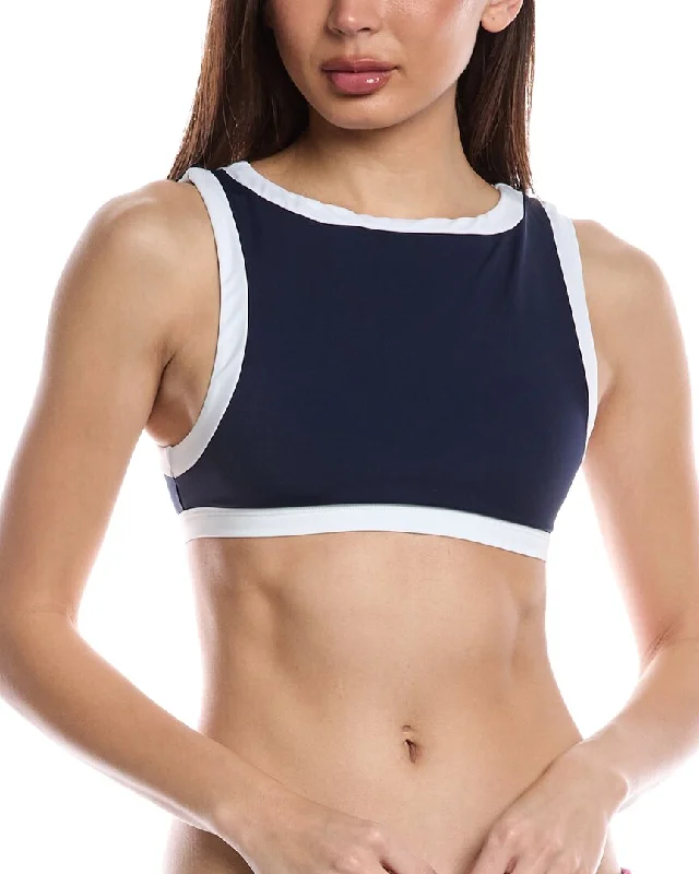 Onia Blake Bikini Top Ribbed bikini set, Textured, Comfortable, Trendy