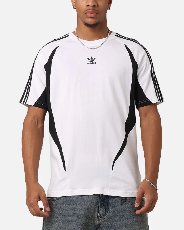 Adidas Archive T-Shirt White/Black-- Rayon Fabric Velvet Fabric Corduroy Fabric