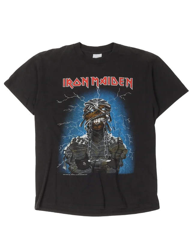 Iron Maiden Egyptian Mummy T-Shirt-- Plaid T-Shirt Polka Dot Checkered