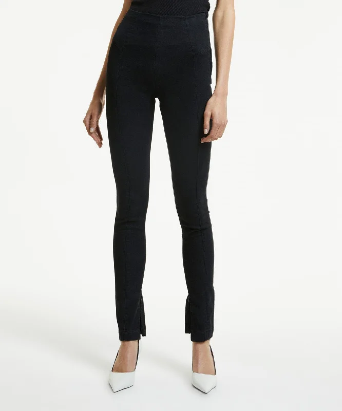 LUNA LEGGING BLACK CHERRY Cozy Ribbed Leggings