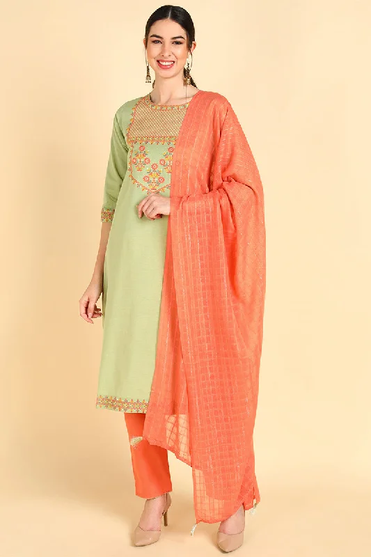 Women's Cotton Printed Kurta Pant - Ahika Formal Wide-Leg Pants