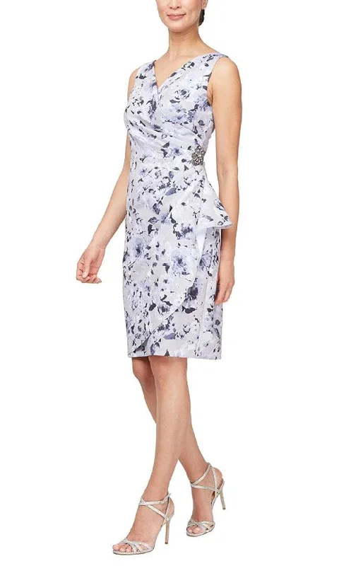 Alex Evenings 8160433 - Short Floral Dress Tunics Bestseller popular