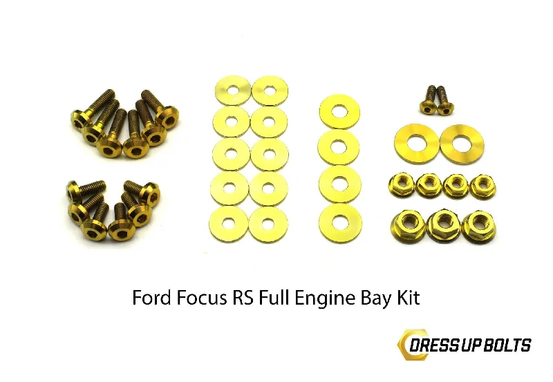 Ford Focus RS (2016-2018) Titanium Dress Up Bolt Engine Bay Kit Tunics Evening elegant