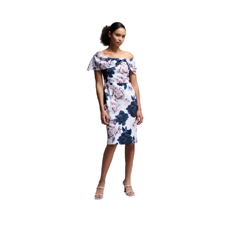 Floral Bardot Dress Tunics Versatile functional