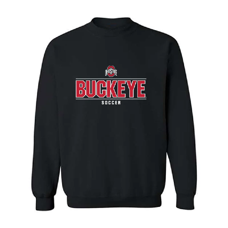 Ohio State - NCAA Women's Soccer : Maliyah Morrison - Classic Shersey Crewneck Sweatshirt Hoodie with Elastic Cuffs Stretchable Comfortable