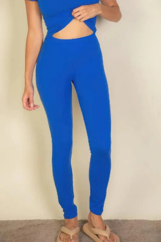 Basic Solid Leggings Trendy Seamless Fit Leggings