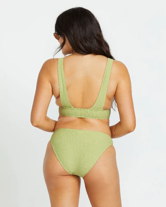 Tanlines Lowrider Bikini Bottom - Avocado Sporty bikini set, Comfortable, Activewear, Stylish