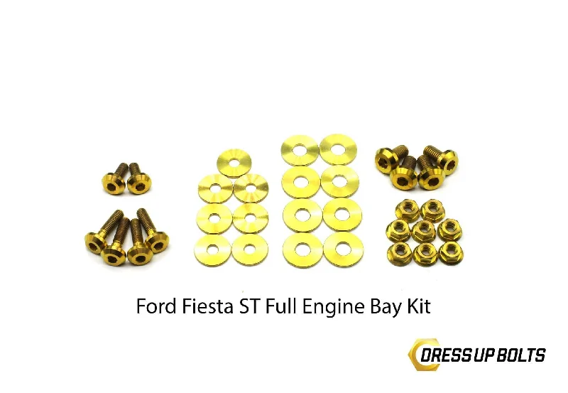 Ford Fiesta ST (2013-2018) Titanium Dress Up Bolt Engine Bay Kit Tunics Versatile stylish