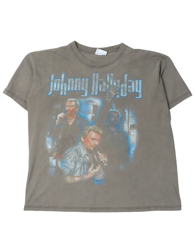 Johnny Hallyday T-Shirt-- Cozy Warm Stylish