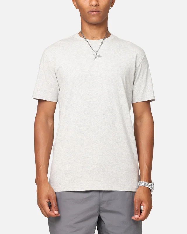 Carre Blanc Form T-Shirt Grey Marle-- V-Neck T-Shirt Long Sleeve Cotton