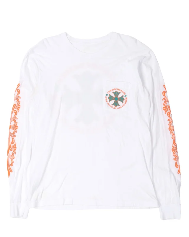 Art Basel Exclusive Long Sleeve T-Shirt-- Collared T-Shirt Boat Neck A-Line