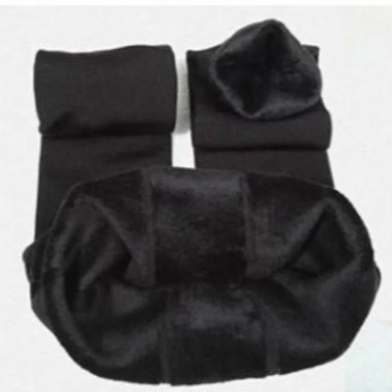 Women's Ultra Soft Warm Winter High Waist Leggings Trendy Foil Finish Leggings