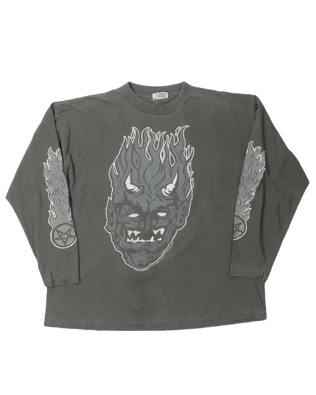 White Zombie 1995-1996 Tour Long Sleeve T-Shirt-- Zippered Buttoned Snapped