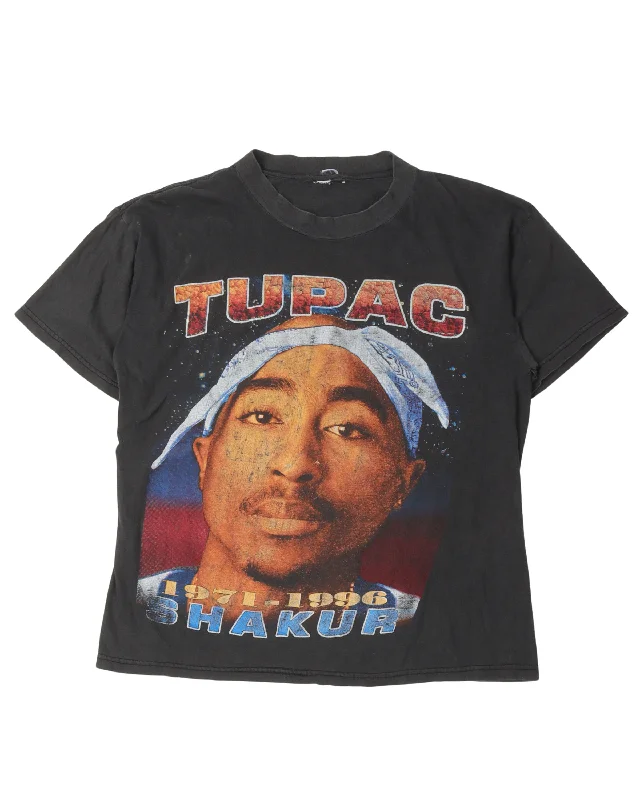 Tupac Memorial T-Shirt-- Knit Fabric Woven Fabric Fleece Fabric