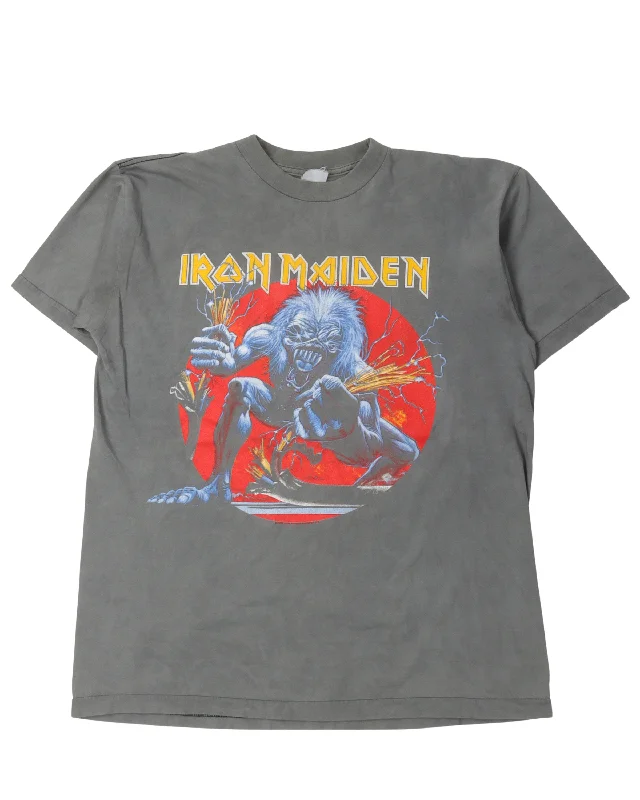Iron Maiden A Real Live One T-Shirt-- Plaid T-Shirt Polka Dot Checkered