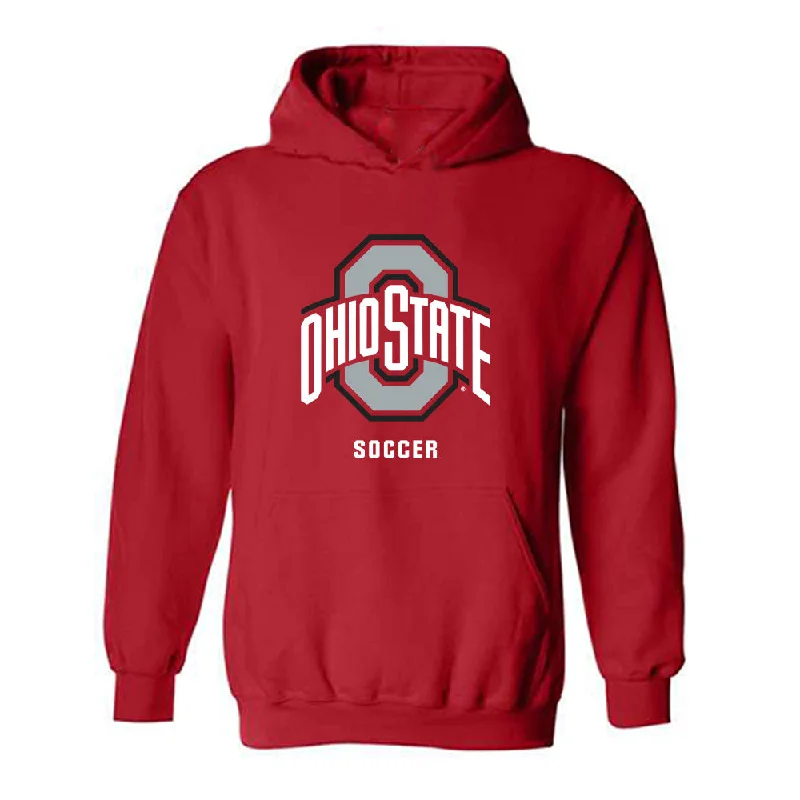 Ohio State - NCAA Women's Soccer : Amanda Schlueter - Classic Shersey Hooded Sweatshirt Hoodie with Illustration Artistic Creative
