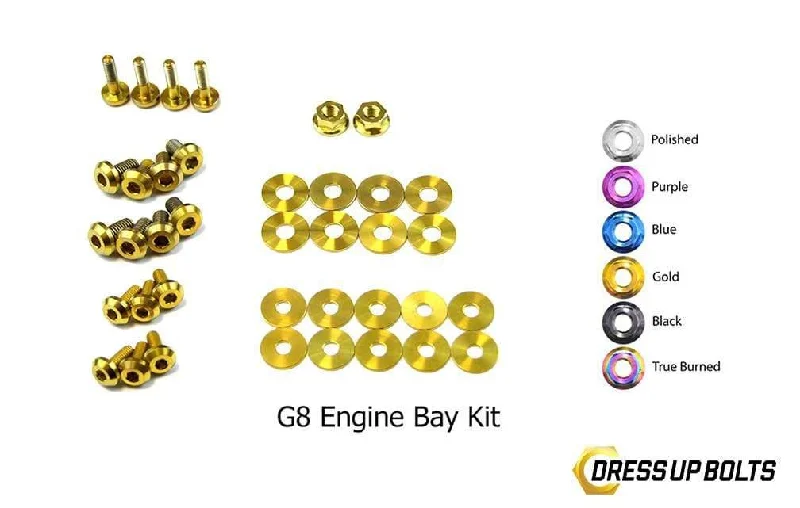 Pontiac G8 (2008-2009) Titanium Dress Up Bolts Engine Bay Kit Elegant Long Evening