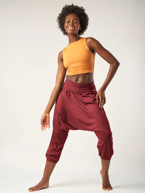 Gossypium Retreat Harem Pants - Ruby Stylish Casual Pants
