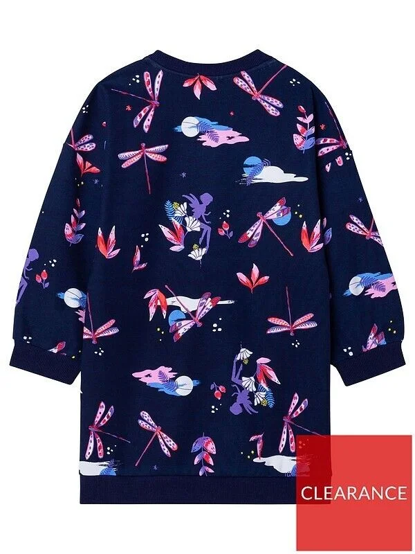 Billieblush Girls Sweatshirt Dress. UK 6 Years **** Ref V532 Hoodie with Lace Feminine Delicate
