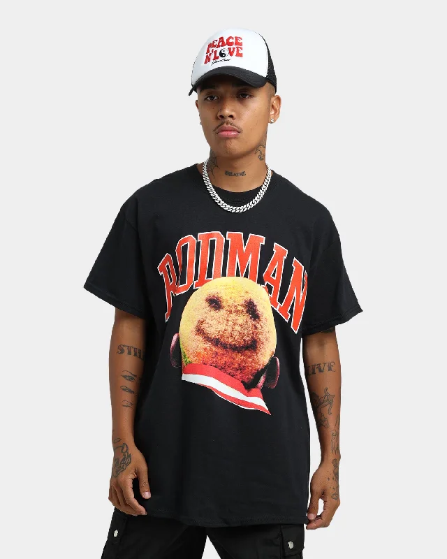 Rodman Brand Rodman Hair T-Shirt Black-- Elasticated Padded Insulated