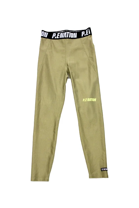 P.E Nation - Sport Leggings Trendy Colorblock Print Leggings