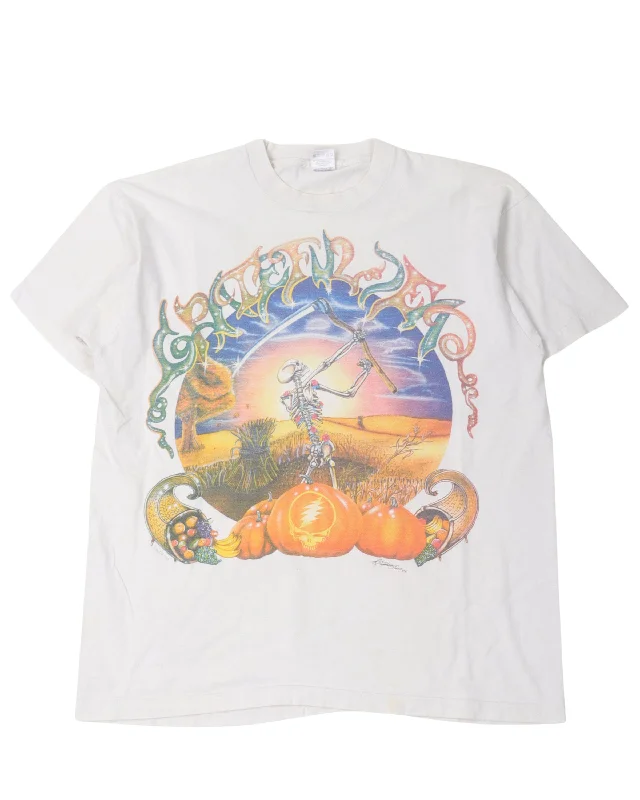 Grateful Dead 1992 Tour T-Shirt-- Oversized T-Shirt Spandex breathable