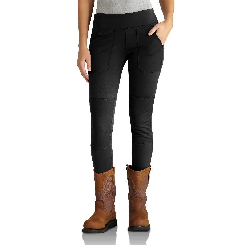 Women's Carhartt Force® Midweight Pocket Legging Elegant Printed Leggings with Pockets