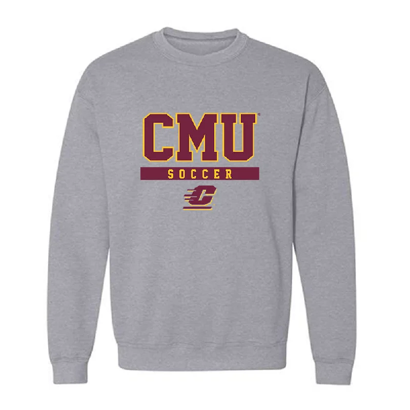 Central Michigan - NCAA Women's Soccer : Madison Bloom - Classic Fashion Shersey Crewneck Sweatshirt Hoodie with Print Artistic Unique