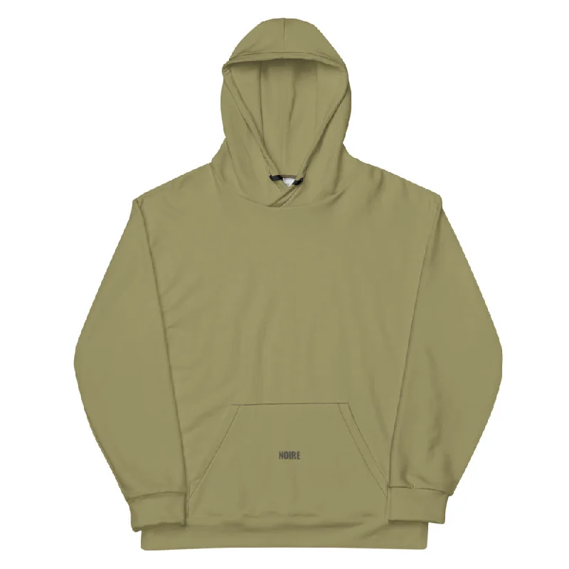 Premium Hoodie- Green Hoodie with Belted Waist Structured Tailored